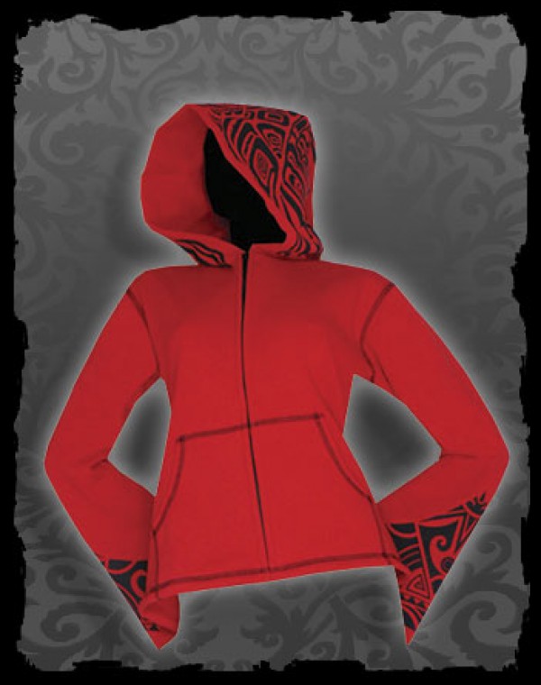 Jacket Girl Flares DwarfHood - Print Hood Nr.212 Sleeves Nr.141